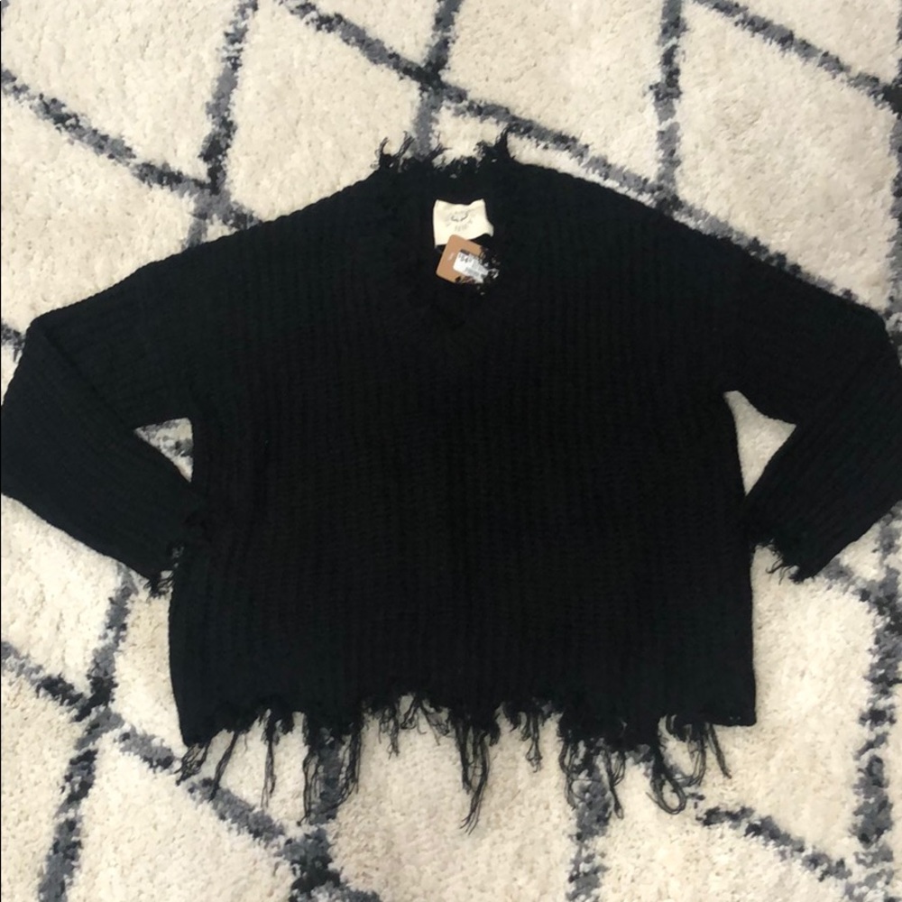 Black sweater